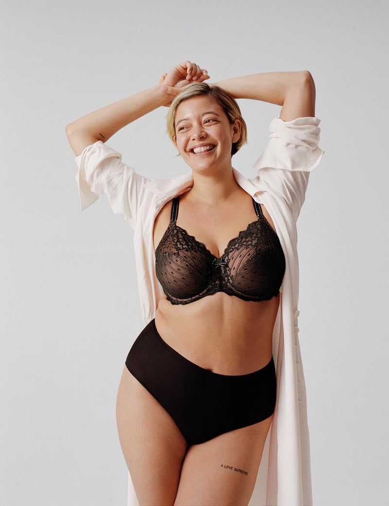 Chantelle Women's Rive Gauche Full Coverage Bra, Black, 38F - Image 5